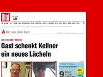 Bild zum Artikel: Großzügiges Trinkgeld - Gast schenkt Kellner ein neues Lächeln