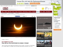 Bild zum Artikel: Am Freitag ist es so weit: Was Sie zur Sonnenfinsternis wissen müssen