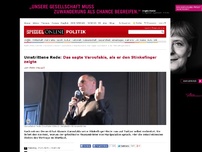 Bild zum Artikel: Umstrittene Rede: Das sagte Varoufakis, als er den Stinkefinger zeigte
