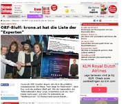 Bild zum Artikel: ORF-Bluff: krone.at hat die Liste der 'Experten'