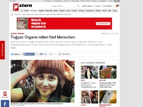 Bild zum Artikel: Getötete Studentin: Tuğçes Organe retten fünf Menschen