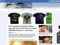 Bild zum Artikel: Sie begräbt ihre 9 Babys lebendig unter der Erde. Doch wenn du siehst WARUM se das tut - echt krass.