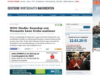 Bild zum Artikel: WHO-Studie: Roundup von Monsanto kann Krebs auslösen