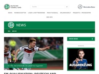 Bild zum Artikel: EM-Qualifikation: Deutschland startet mit Sieg gegen die Slowakei
