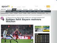 Bild zum Artikel: FC Bayern München: Arjen Robben verletzt sich und wird ausgewechselt