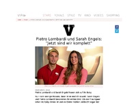 Bild zum Artikel: Pietro Lombardi und Sarah Engels: 'Das Baby macht den Deckel oben drauf'