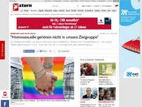 Bild zum Artikel: Waldmeister-Limo nur für Heteros: 'Homosexuelle gehören nicht in unsere Zielgruppe'