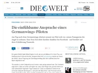 Bild zum Artikel: Nach dem Unglück: Die einfühlsame Ansprache eines Germanwings-Piloten