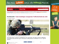 Bild zum Artikel: Bundeswehr: Tests bestätigen mangelnde Treffsicherheit des G36