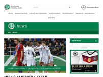 Bild zum Artikel: Kantersieg gegen Tschechien beschert U 19 die EM-Teilnahme