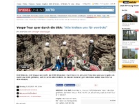 Bild zum Artikel: Vespa-Tour quer durch die USA: 'Alle hielten uns für verrückt'