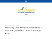 Bild zum Artikel: Fracking und  Monsanto-Pestizide – Was ein „Getränk“ alles anrichten kann …