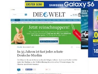 Bild zum Artikel: Religionsstudie: In 35 Jahren ist fast jeder zehnte Deutsche Muslim