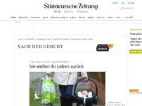 Bild zum Artikel: Unglückliche Mütter: Sie wollen ihr Leben zurück