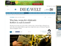 Bild zum Artikel: Plädoyer fürs Geben: Was tun, wenn der stinkende Bettler zu nah kommt?