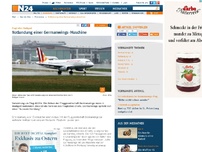 Bild zum Artikel: Stuttgart: Germanwings-Maschine nach technischem Defekt notgelandet