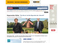 Bild zum Artikel: Rügenwalder Mühle: 'Die Wurst ist die Zigarette der Zukunft'