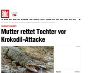 Bild zum Artikel: 10-Minuten-Kampf - Mutter rettet Tochter vor Krokodil-Attacke