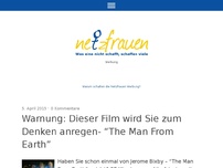 Bild zum Artikel: Warnung: Dieser Film wird Sie zum Denken anregen- “The Man From Earth”