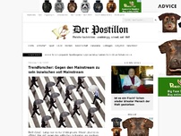 Bild zum Artikel: Trendforscher: Gegen den Mainstream zu sein inzwischen voll mainstream