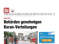 Bild zum Artikel: Bezirk Mitte - Behörden genehmigen Koran-Verteilungen