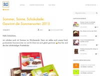Bild zum Artikel: Sommer, Sonne, Schokolade: Gewinnt die Sommersorten 2015