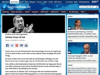 Bild zum Artikel: Günter Grass im Alter von 87 Jahren gestorben