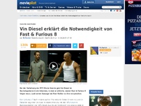 Bild zum Artikel: Vin Diesel erklärt: Darum wird Fast & Furious 8 kommen!