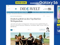 Bild zum Artikel: World Wide Wurst: Deutsch gehört zu den Top fünf der Weltsprachen