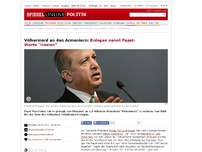 Bild zum Artikel: Völkermord an den Armeniern: Erdogan nennt Papst-Worte 'Unsinn'