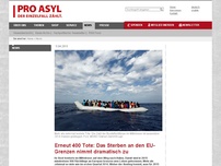 Bild zum Artikel: Erneut 400 Tote: Das Sterben an den EU-Grenzen nimmt dramatisch zu