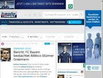 Bild zum Artikel: Transfer 2016?: Bericht: FC Bayern beobachtet Atlético-Stürmer Griezmann