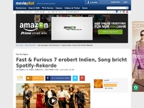 Bild zum Artikel: Die Erfolgsgeschichte von Fast & Furious 7 in Indien geht in die Geschichtsbücher!