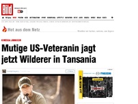 Bild zum Artikel: Mutige Kinessa Johnson - US-Veteranin jagt Wilderer in Tansania