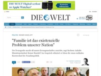 Bild zum Artikel: Reiner Haseloff: 'Familie ist das existenzielle Problem unserer Nation'