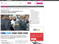 Bild zum Artikel: Verfassungsschutz warnt: 'Salafisten wollen in Deutschland einen islamischen Staat errichten'