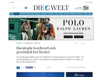 Bild zum Artikel: 'Völkermord'-Debatte: Davutoglu beschwert sich persönlich bei Merkel