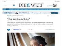 Bild zum Artikel: Islamkritikerin Hirsi Ali : 'Der Westen ist feige'