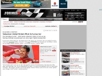 Bild zum Artikel: Sebastian Vettel fördert Mick Schumacher