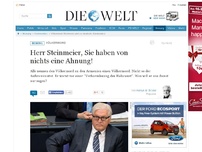 Bild zum Artikel: Völkermord : Herr Steinmeier, Sie haben von nichts eine Ahnung!