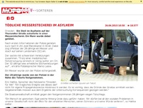 Bild zum Artikel: Tödliche Messerstecherei in Asylheim