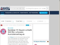 Bild zum Artikel: Bis 2030: Bestätigt: FC Bayern schließt 900 Mio. schweren Ausrüstervertrag ab