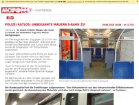 Bild zum Artikel: Irre! Unbekannte mauern S-Bahn-Tür zu!