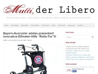 Bild zum Artikel: Bayern-Ausrüster adidas präsentiert innovative Elfmeter-Hilfe “Rolla-Tor”®