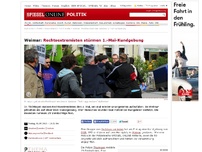 Bild zum Artikel: Weimar: Rechtsextremisten stürmen 1.-Mai-Kundgebung