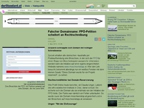 Bild zum Artikel: Graz - Falscher Domainname: FPÖ-Petition scheitert an Rechtschreibung