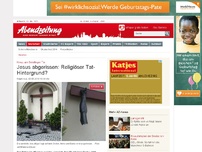 Bild zum Artikel: Kreuz am Sendlinger Tor: Jesus abgerissen: Religiöser Tat-Hintergrund?