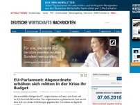 Bild zum Artikel: EU-Parlament: Abgeordnete erhöhen sich mitten in der Krise ihre Gehälter