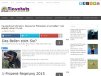 Bild zum Artikel: Tauberbischofsheim: Deutsche Polizisten erschießen mal wieder einen Hund