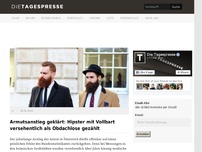 Bild zum Artikel: Armutsanstieg geklärt: Hipster mit Vollbart versehentlich als Obdachlose gezählt